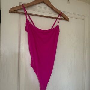 SKIMS Vibrant Pink Bodysuit